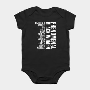 Phenomenal Black Women, African American, Black History, Afrocentric Baby Bodysuit